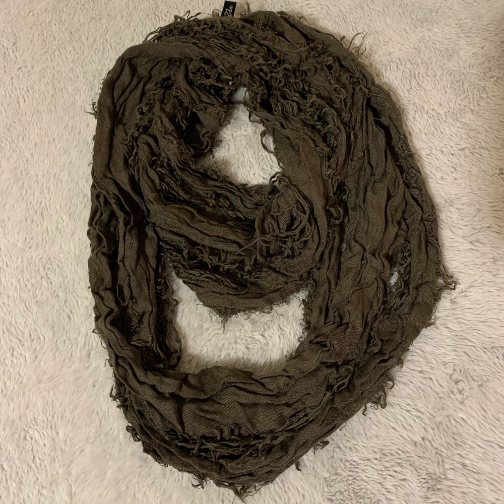 Olive green scarf